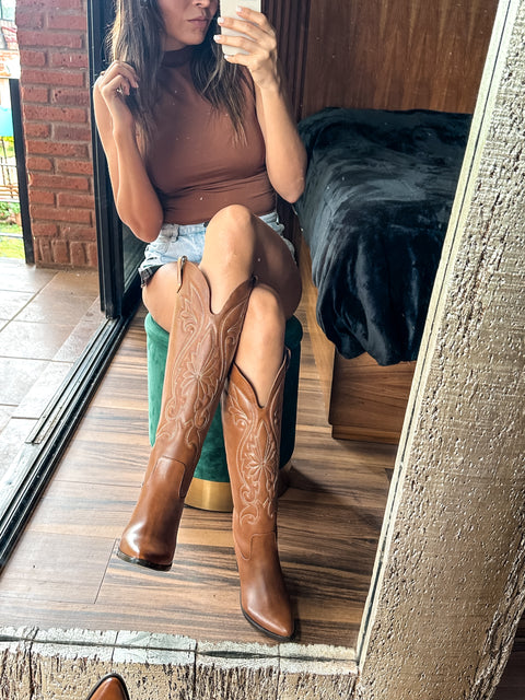 Dutton Camel Boots