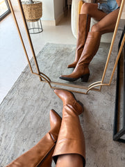 Dorian Long Camel Boots