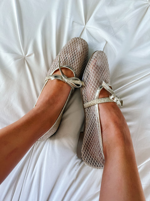 Roby Flats Lace Doradas