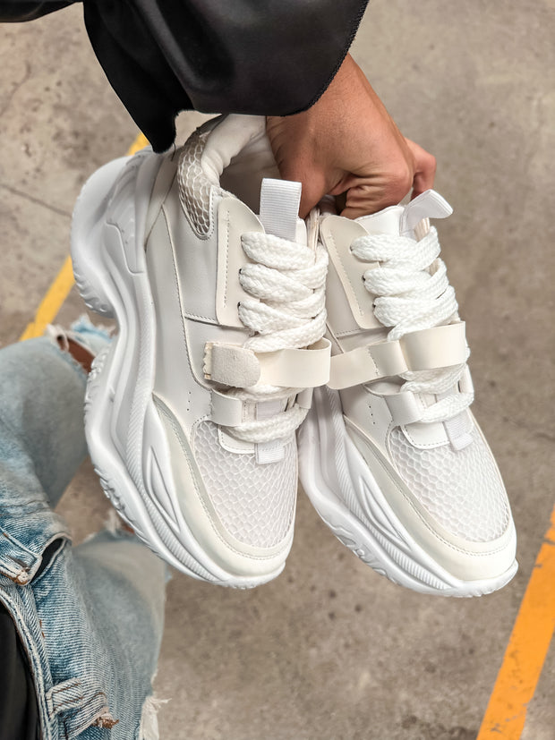 Chunky Thompson White Sneakers