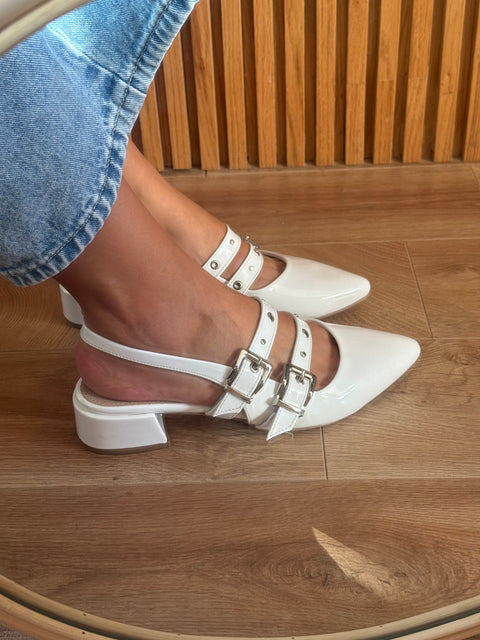 Mia Heels Rocket Pulsera Tacón mini Ivory