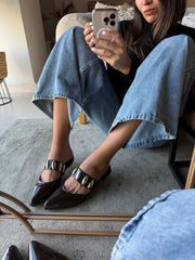 Dakota Café Charol Mules