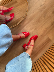 Laurent Tacón mini Rojo