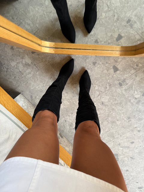 Greta Boots Suede Negras