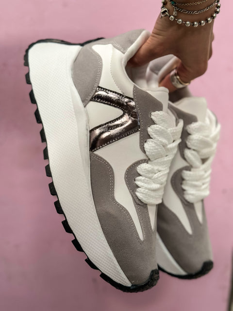 Valkiria Inox & Grey Sneakers