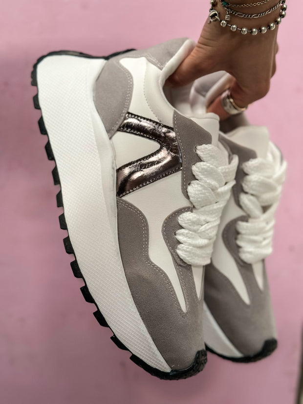 Valkiria Inox & Grey Sneakers