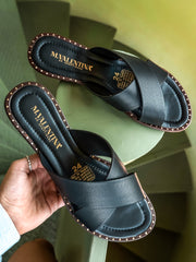 Senegal Welt Black Sandals