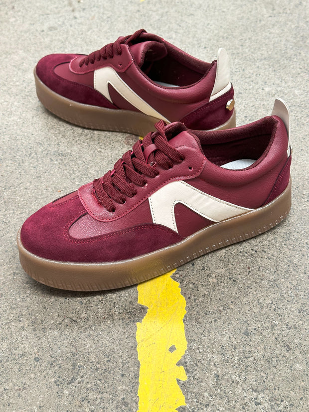 Bianchi Burgundy Sneakers