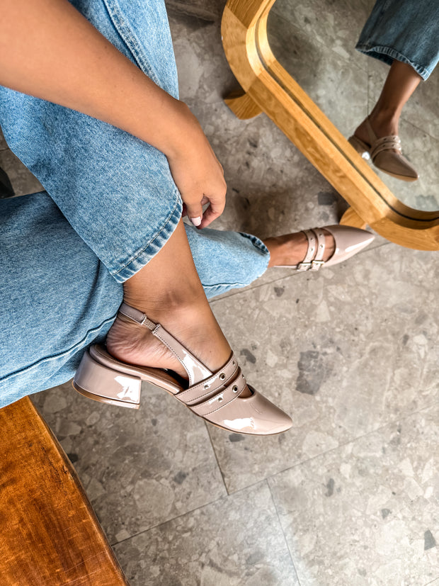 Mia Heels Rocket Pulsera Tacón mini Nude