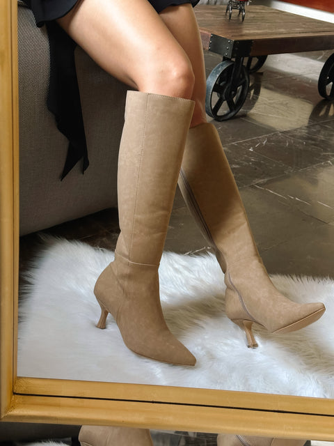 Camelia Swede Camel Boots