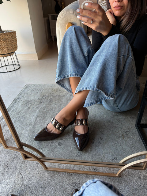 Dakota Café Charol Mules