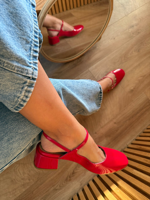 Laurent Tacón mini Rojo