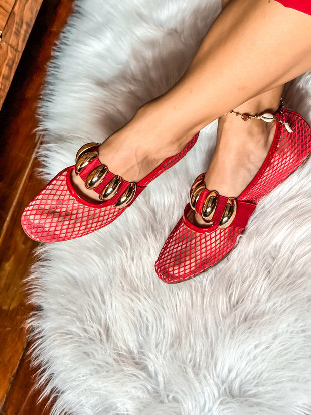 Roby Flats Gold Red con Pulsera