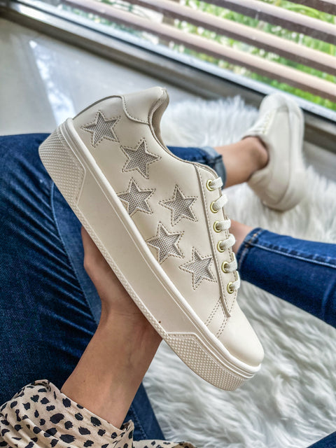 Reno Silver Stars Ice Sneakers