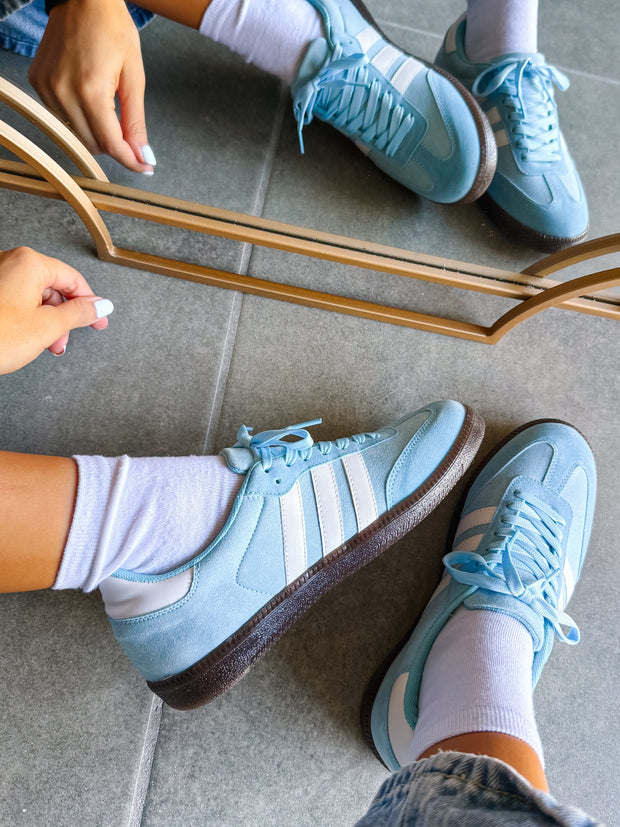 Sporty Blue Sky Sneakers