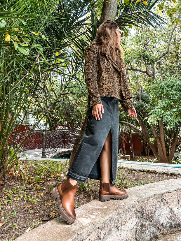 Sky Brown Boots