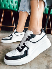 Alexandra White & Black Sneakers