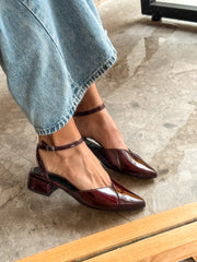 Mia Heels Puntal Tacón mini Vino