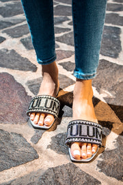 Tulum Silver Sandals