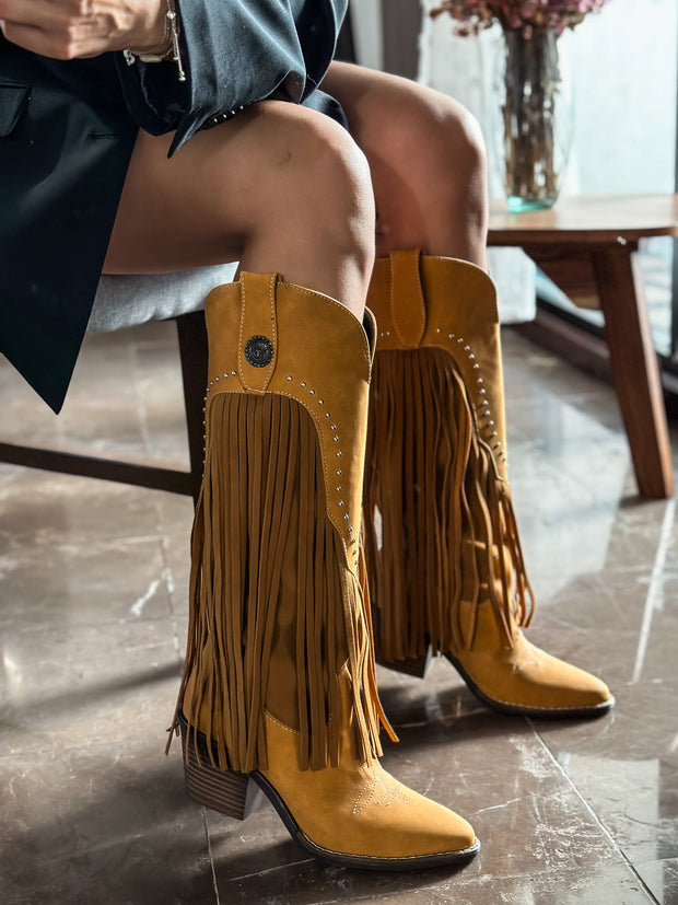 Inna Flecos Mostaza Boots