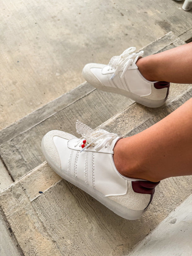 Zebra Litte Cherry Charms Sneakers