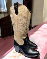 Brigthy Camel & Black Boots