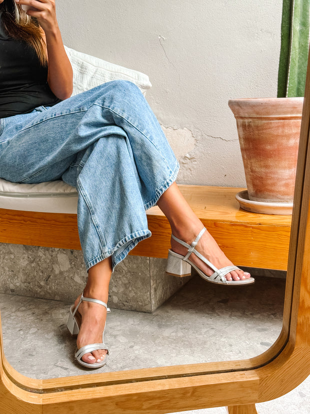 Mona Heels Silver