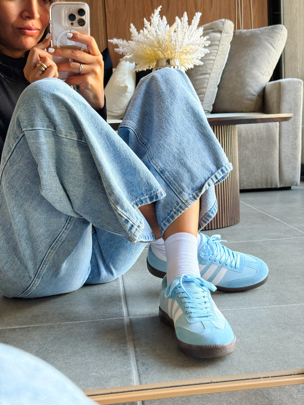 Sporty Blue Sky Sneakers