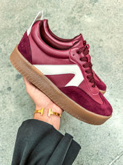 Bianchi Burgundy Sneakers