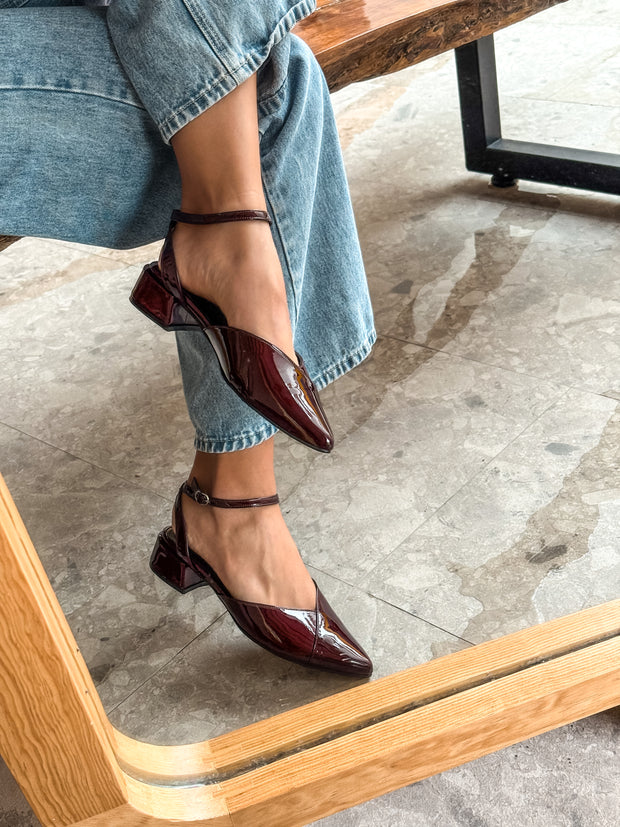 Mia Heels Puntal Tacón mini Vino