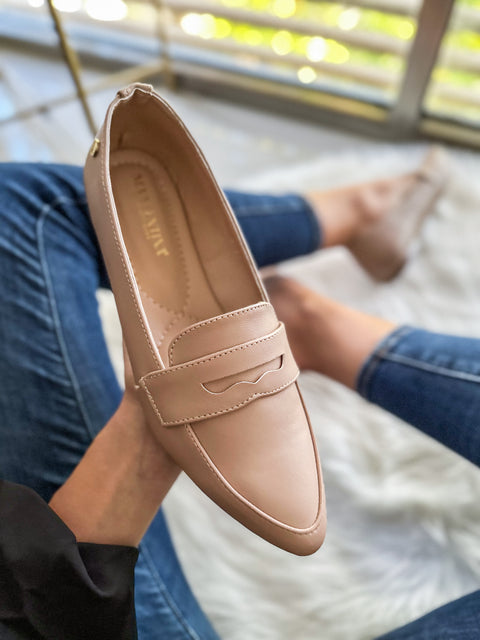 Gia Classy Nude Flats