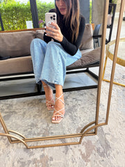 Miami Nude Charol Heels Doble estilo