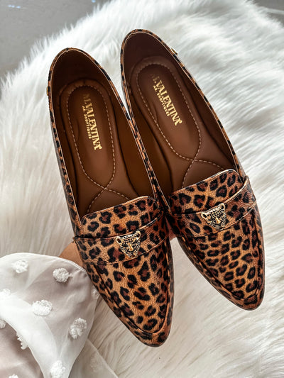 Gia Leopard Flats