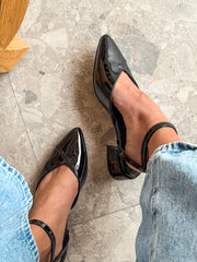 Mia Heels Puntal Tacón mini Negro