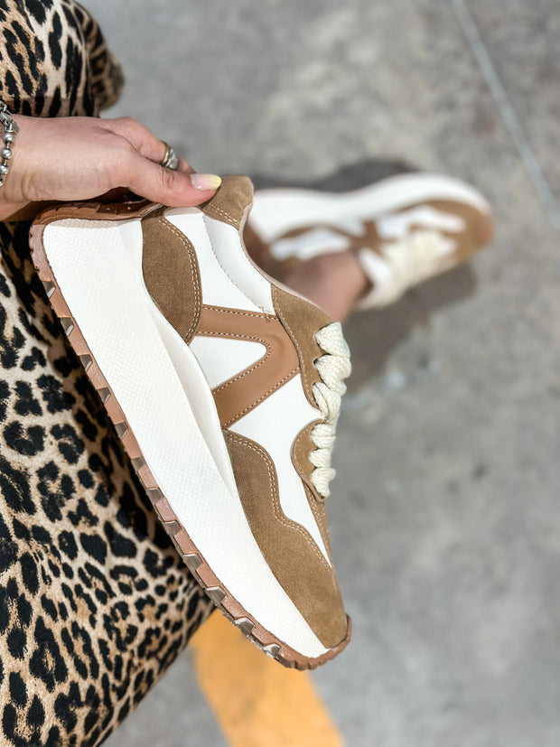 Valkiria Nude & Latte Sneakers