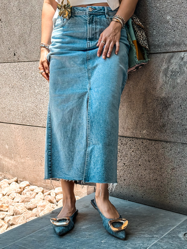 Lisboa Jean Slingback Flats