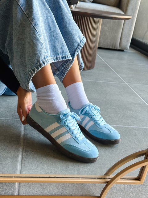 Sporty Blue Sky Sneakers