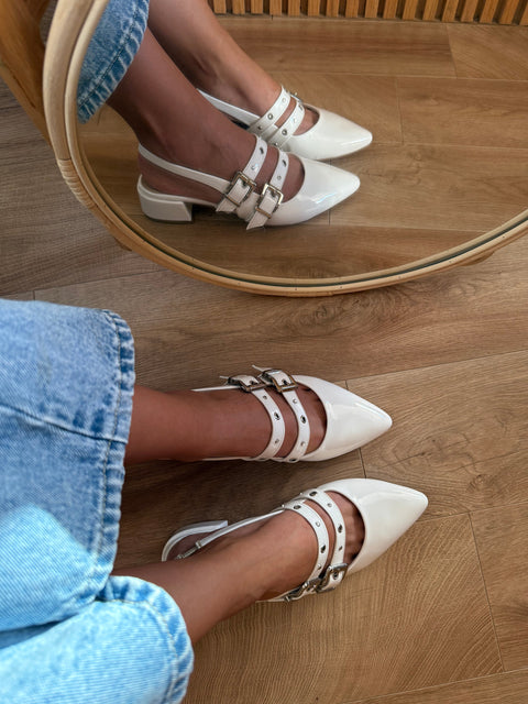 Mia Heels Rocket Pulsera Tacón mini Ivory