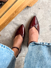 Mia Heels Puntal Tacón mini Vino