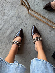 Dakota Café Charol Mules
