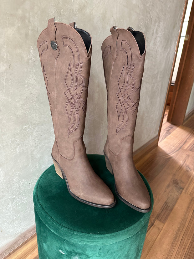 Antigua Boots Bordado Moka