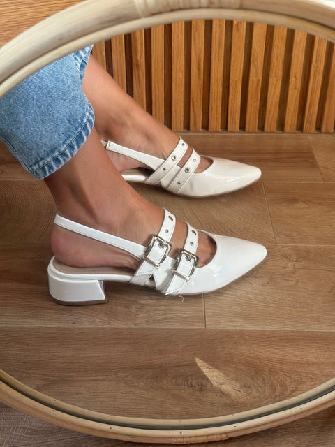 Mia Heels Rocket Pulsera Tacón mini Ivory