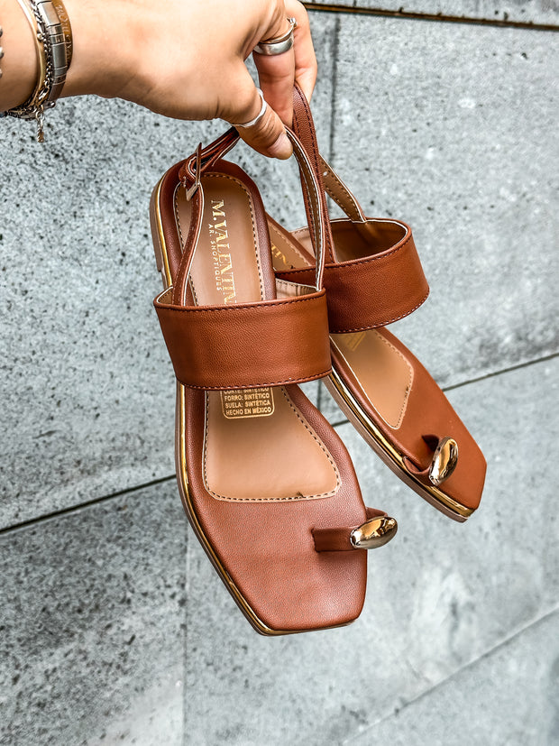 Borel Brown Sandals