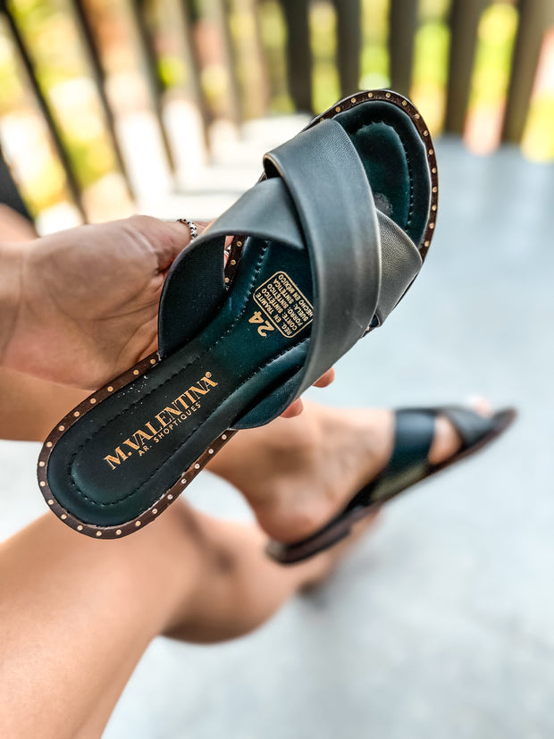 Senegal Welt Black Sandals