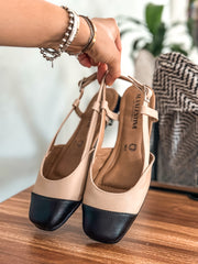Snow Paris Black Tip Flats