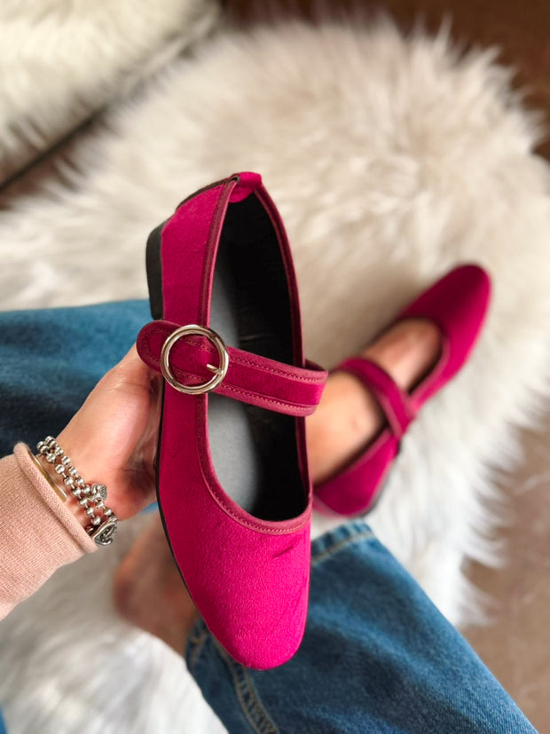 Baltimore Strap Wine Flats