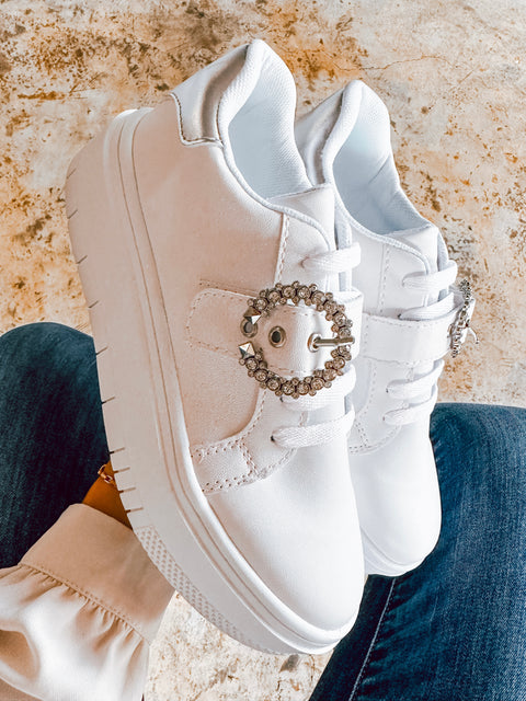 Tenis flatform sales com pedras