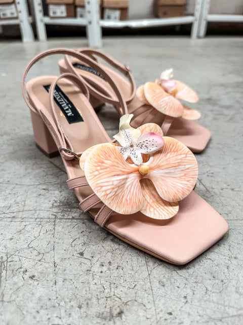 Camila Heels Orquídea Coral