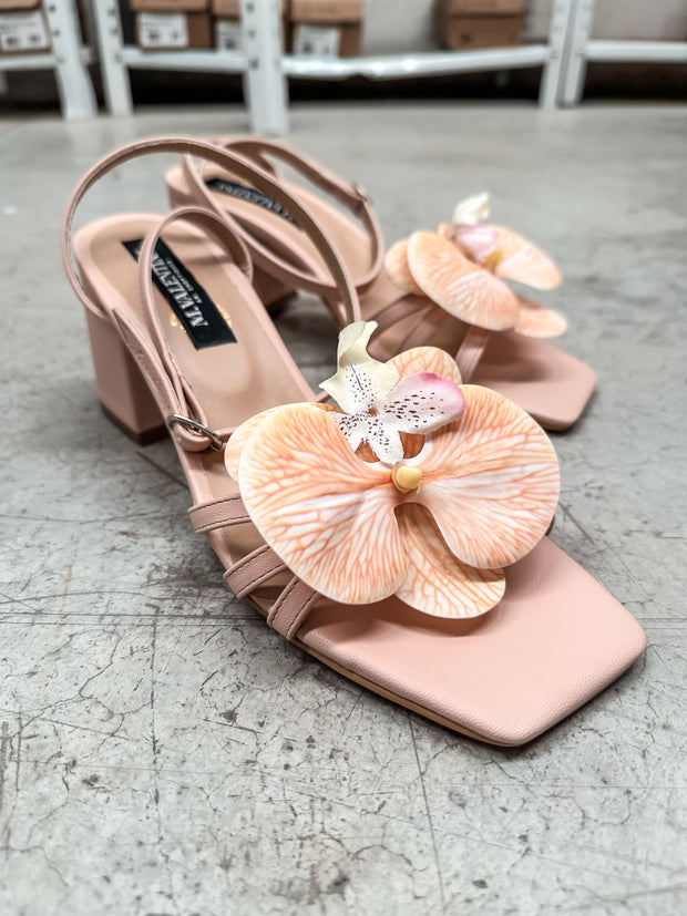 Camila Heels Orquídea Coral