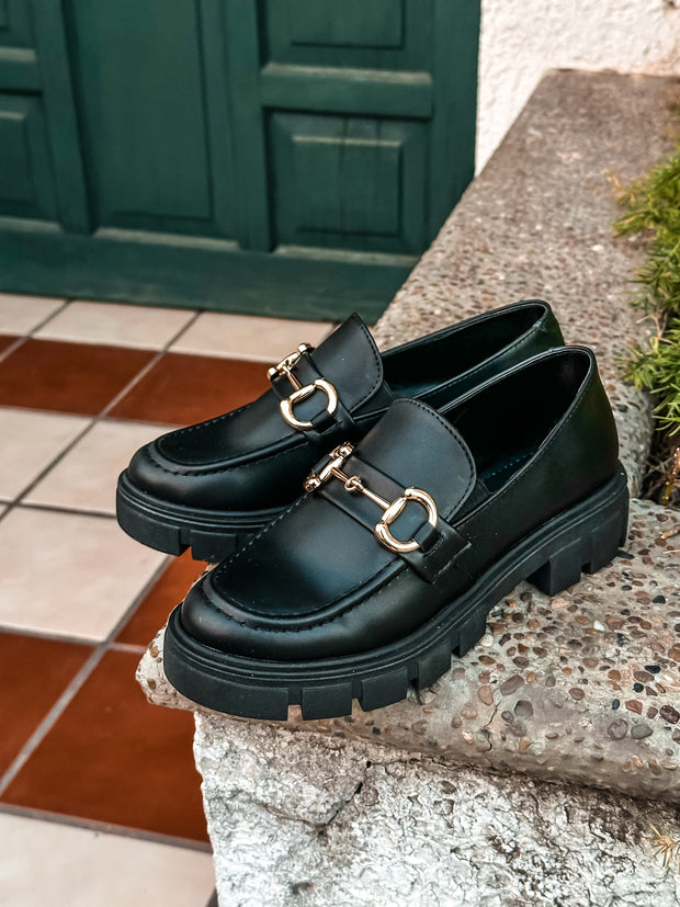 St Tome Mocasines Black